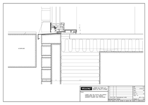 Montering i sandwichelement med teglfacade (terrassedør)